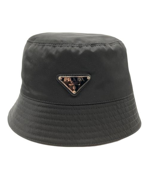 PRADA（プラダ）PRADA (プラダ) Re-nylon バケットハット ブラック サイズ:Sの古着・服飾アイテム