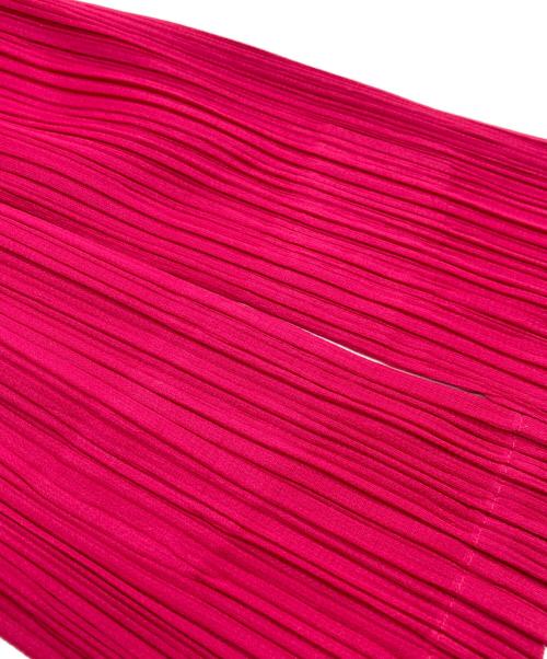 PLEATS PLEASE（プリーツプリーズ）PLEATS PLEASE (プリーツプリーズ) ノッチドラペル1ボタンプリーツジャケット ピンク サイズ:3の古着・服飾アイテム