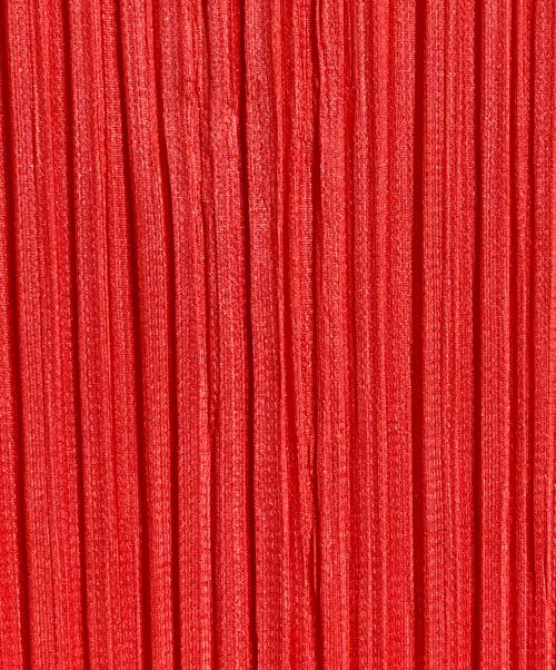 PLEATS PLEASE（プリーツプリーズ）PLEATS PLEASE (プリーツプリーズ) プリーツシャツワンピース オレンジ サイズ:4の古着・服飾アイテム