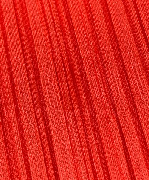 PLEATS PLEASE（プリーツプリーズ）PLEATS PLEASE (プリーツプリーズ) プリーツシャツワンピース オレンジ サイズ:4の古着・服飾アイテム