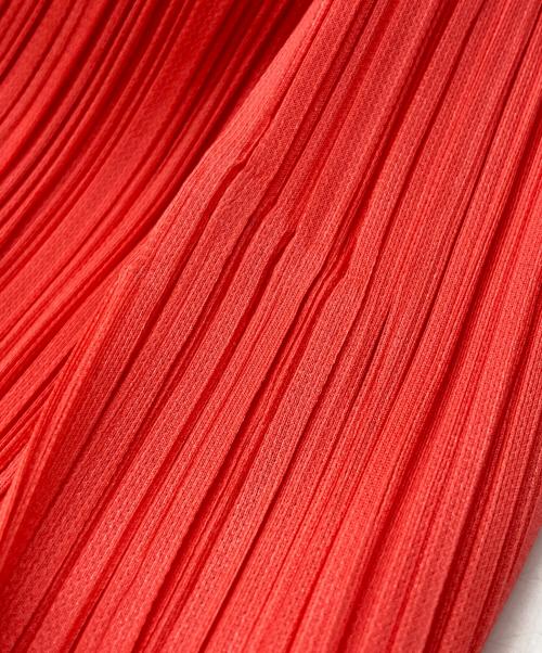 PLEATS PLEASE（プリーツプリーズ）PLEATS PLEASE (プリーツプリーズ) プリーツシャツワンピース オレンジ サイズ:4の古着・服飾アイテム