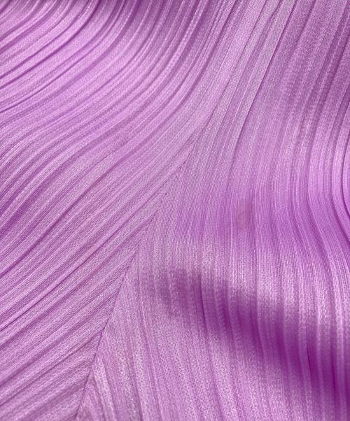 PLEATS PLEASE（プリーツプリーズ）PLEATS PLEASE (プリーツプリーズ) プリーツワイドパンツ パープル サイズ:3の古着・服飾アイテム