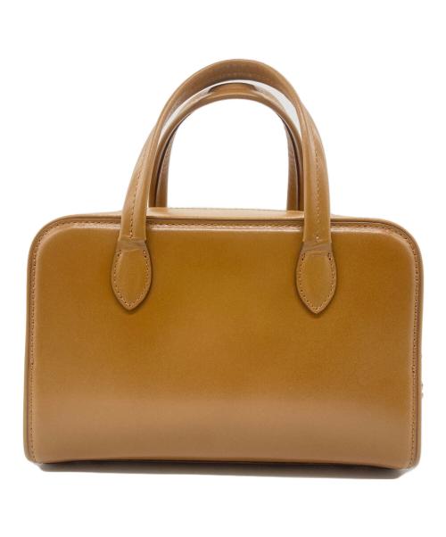 TOUT Y EST（トゥティエ）TOUT Y EST (トゥティエ) ミニボストンバッグ ブラウンの古着・服飾アイテム