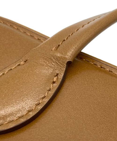 TOUT Y EST（トゥティエ）TOUT Y EST (トゥティエ) ミニボストンバッグ ブラウンの古着・服飾アイテム