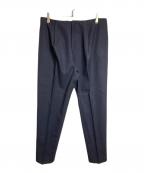 BOTTEGA VENETAボッテガベネタ）の古着「ウールスラックス」｜ネイビー
