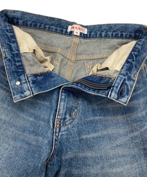 masu（エムエーエスユー）masu (エムエーエスユー) BOYS BAGGY JEANS インディゴ サイズ:46の古着・服飾アイテム