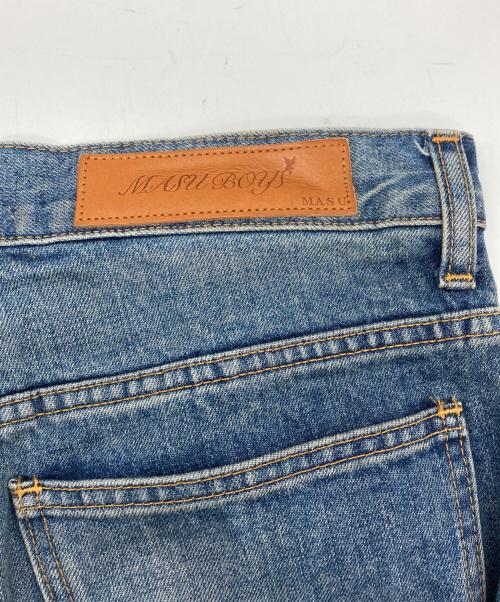 masu（エムエーエスユー）masu (エムエーエスユー) BOYS BAGGY JEANS インディゴ サイズ:46の古着・服飾アイテム