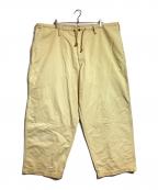Yohji Yamamoto pour hommeヨウジヤマモト プールオム）の古着「ワイドペインターパンツ」｜イエロー