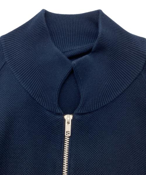 crepuscule（クレプスキュール）crepuscule (クレプスキュール) BEAMS (ビームス) Half Zip Long Sleeve ネイビー サイズ:4の古着・服飾アイテム