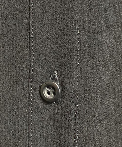 MIU MIU（ミュウミュウ）MIU MIU (ミュウミュウ) ビスコースフリルブラウス ブラック サイズ:38の古着・服飾アイテム