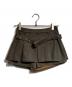 darich（ダーリッチ）の古着「アンティークレザープリーツショートパンツ」｜ブラウン