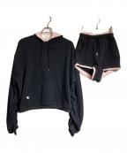 darichダーリッチ）の古着「カラードッキングスウェットセットアップ」｜ブラック