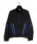 COTT WEILERコットワイラー）の古着「パイピングナイロンジャケット」｜ブラック