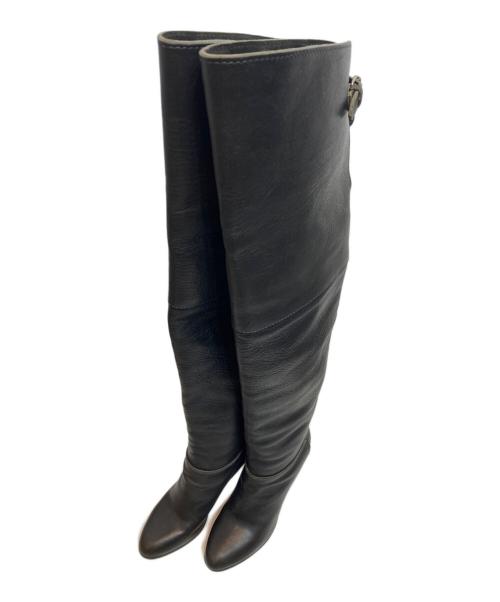 BALENCIAGA（バレンシアガ）BALENCIAGA (バレンシアガ) ロングブーツ ブラック サイズ:35の古着・服飾アイテム