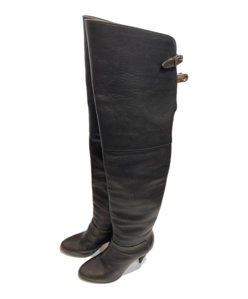 BALENCIAGA（バレンシアガ）BALENCIAGA (バレンシアガ) ロングブーツ ブラック サイズ:35の古着・服飾アイテム