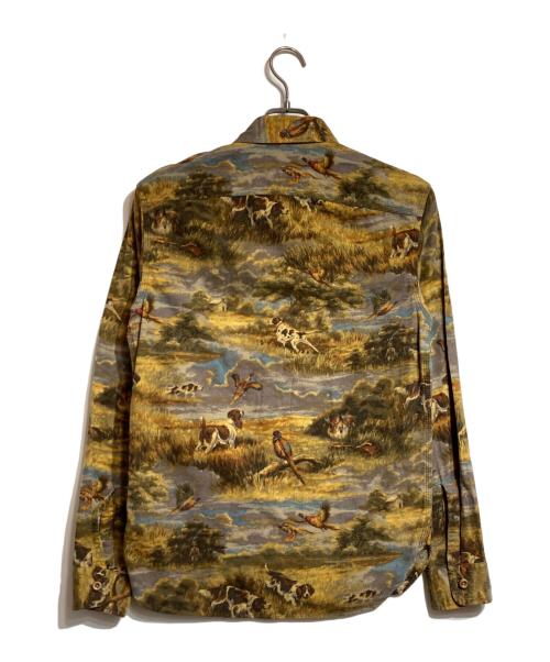 RRL（ダブルアールエル）RRL (ダブルアールエル) アニマル柄シャツ ブラウン サイズ:XSの古着・服飾アイテム