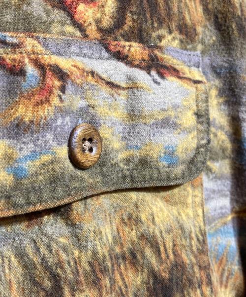 RRL（ダブルアールエル）RRL (ダブルアールエル) アニマル柄シャツ ブラウン サイズ:XSの古着・服飾アイテム