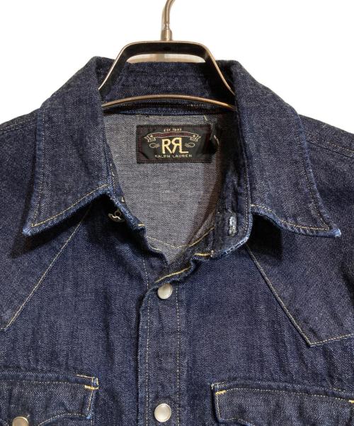 RRL（ダブルアールエル）RRL (ダブルアールエル) コンチョデニムシャツ インディゴ サイズ:XSの古着・服飾アイテム
