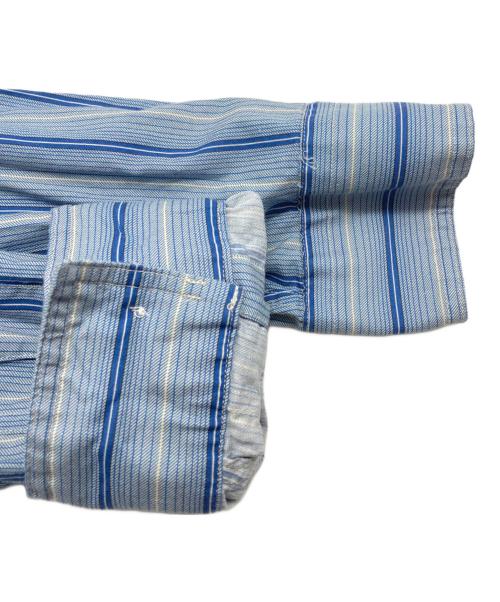 RRL（ダブルアールエル）RRL (ダブルアールエル) ストライプシャツ ブルー サイズ:XSの古着・服飾アイテム