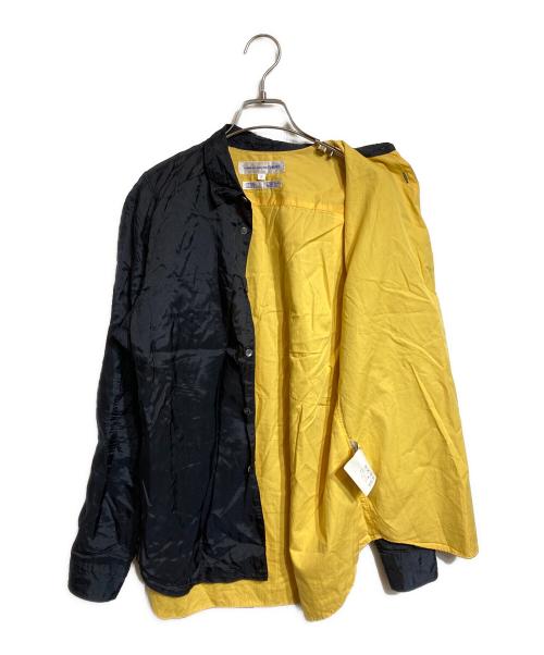 COMME des GARCONS SHIRT（コムデギャルソンシャツ）COMME des GARCONS SHIRT (コムデギャルソンシャツ) キュプラバイカラーシャツ ブラック サイズ:Sの古着・服飾アイテム