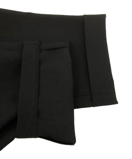 COMME des GARCONS COMME des GARCONS（コムデギャルソン コムデギャルソン）COMME des GARCONS COMME des GARCONS (コムデギャルソン コムデギャルソン) ウールギャバクロップドパンツ ブラック サイズ:Sの古着・服飾アイテム