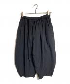 COMME des GARCONS COMME des GARCONSコムデギャルソン コムデギャルソン）の古着「ストライプバルーンサルエルパンツ」｜ブラック