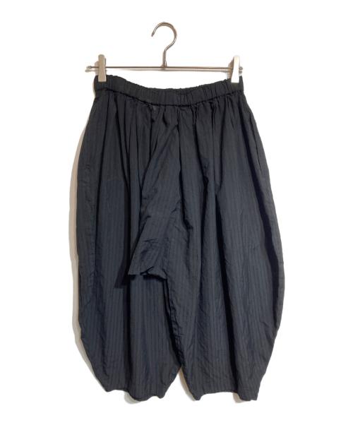 COMME des GARCONS COMME des GARCONS（コムデギャルソン コムデギャルソン）COMME des GARCONS COMME des GARCONS (コムデギャルソン コムデギャルソン) ストライプバルーンサルエルパンツ ブラック サイズ:Sの古着・服飾アイテム