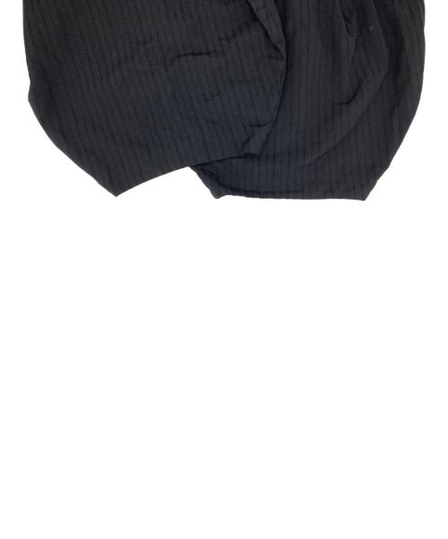 COMME des GARCONS COMME des GARCONS（コムデギャルソン コムデギャルソン）COMME des GARCONS COMME des GARCONS (コムデギャルソン コムデギャルソン) ストライプバルーンサルエルパンツ ブラック サイズ:Sの古着・服飾アイテム