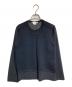 COMME des GARCONS（コムデギャルソン）の古着「ニット切替シースルーカットソー」｜ブラック