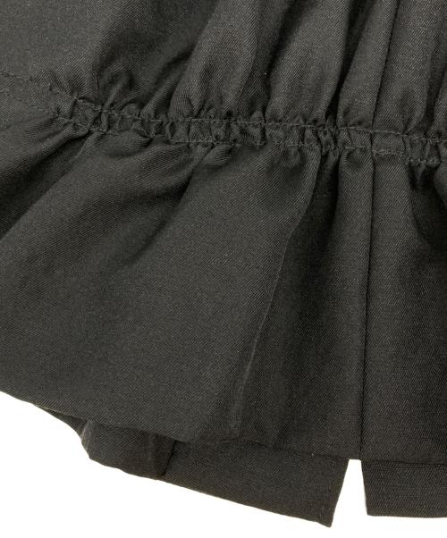 COMME des GARCONS（コムデギャルソン）COMME des GARCONS (コムデギャルソン) シルクウールギャバジン丸襟シャツ ブラック サイズ:Mの古着・服飾アイテム