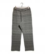 Snow peakスノーピーク）の古着「Cotton Silk Jacquard Easy Pants」｜グレー