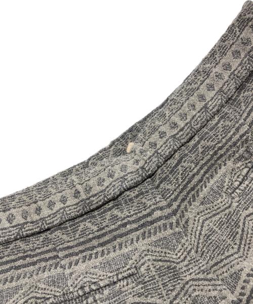 Snow peak（スノーピーク）Snow peak (スノーピーク) Cotton Silk Jacquard Easy Pants グレー サイズ:Mの古着・服飾アイテム