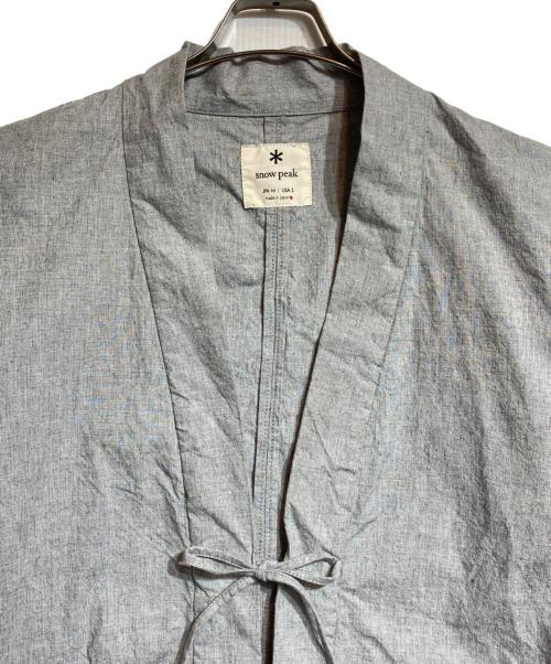 Snow peak（スノーピーク）Snow peak (スノーピーク) NORAGI JACKET グレー サイズ:Mの古着・服飾アイテム