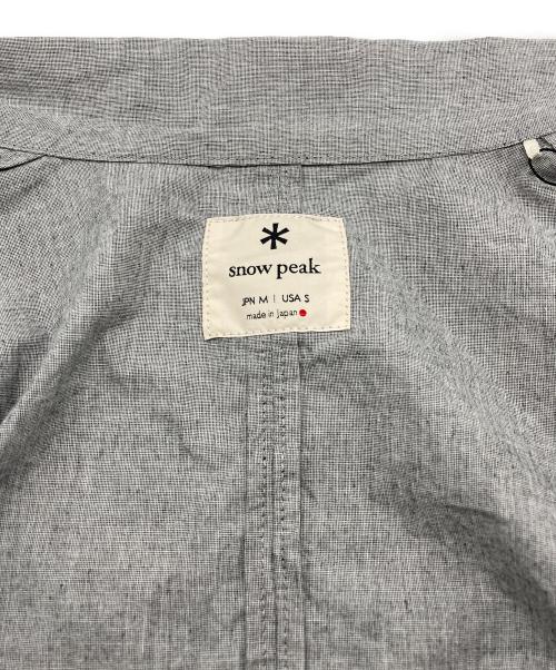 Snow peak（スノーピーク）Snow peak (スノーピーク) NORAGI JACKET グレー サイズ:Mの古着・服飾アイテム
