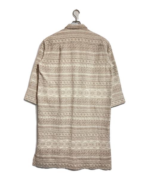 Snow peak（スノーピーク）Snow peak (スノーピーク) Cotton Silk Jacquard Coat ベージュ サイズ:Sの古着・服飾アイテム