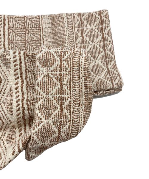 Snow peak（スノーピーク）Snow peak (スノーピーク) Cotton Silk Jacquard Coat ベージュ サイズ:Sの古着・服飾アイテム