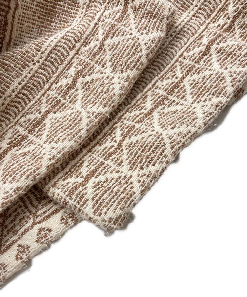 Snow peak（スノーピーク）Snow peak (スノーピーク) Cotton Silk Jacquard Coat ベージュ サイズ:Sの古着・服飾アイテム