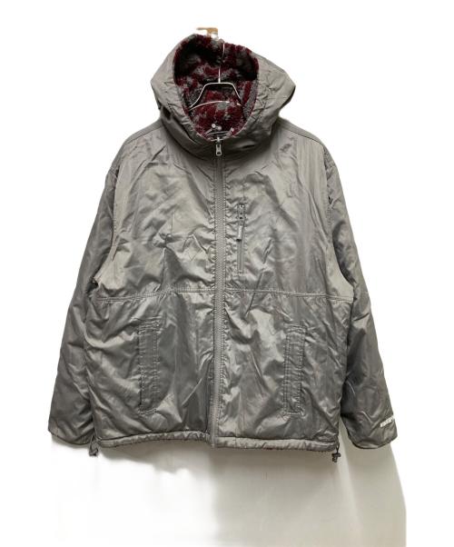 SUPREME（シュプリーム）SUPREME (シュプリーム) Celtic Knot Reversible WINDSTOPPER Fleece Hooded Jacket グレー サイズ:XLの古着・服飾アイテム