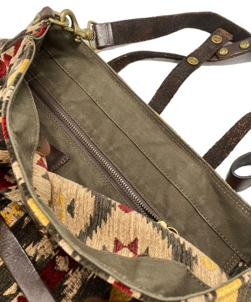 campomaggi（カンポマッジ）CAMPOMAGGI (カンポマッジ) 2WAYショルダーバッグ ブラウンの古着・服飾アイテム