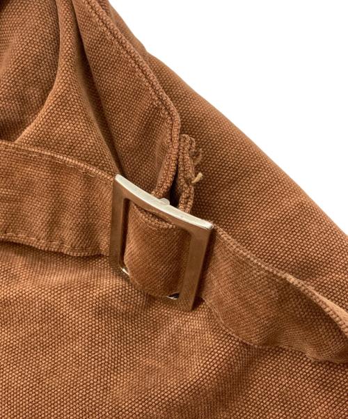 askyurself（アスクユアセルフ）askyurself (アスクユアセルフ) kim duong (キム・ドゥオン) DUONG FLARE CARGO PANTS ブラウン サイズ:Ｓの古着・服飾アイテム