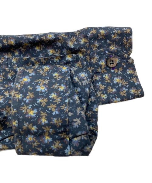 Paul Smith London（ポールスミスロンドン）Paul Smith London (ポールスミスロンドン) 花柄シャツ ネイビー サイズ:Mの古着・服飾アイテム