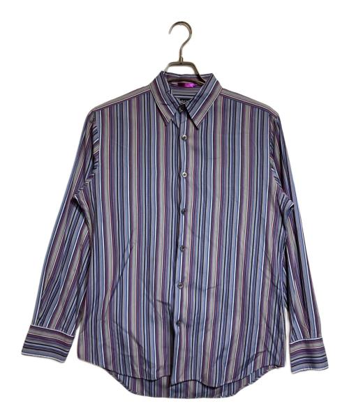 Paul Smith London（ポールスミスロンドン）Paul Smith London (ポールスミスロンドン) ストライプシャツ パープル サイズ:Ｍの古着・服飾アイテム