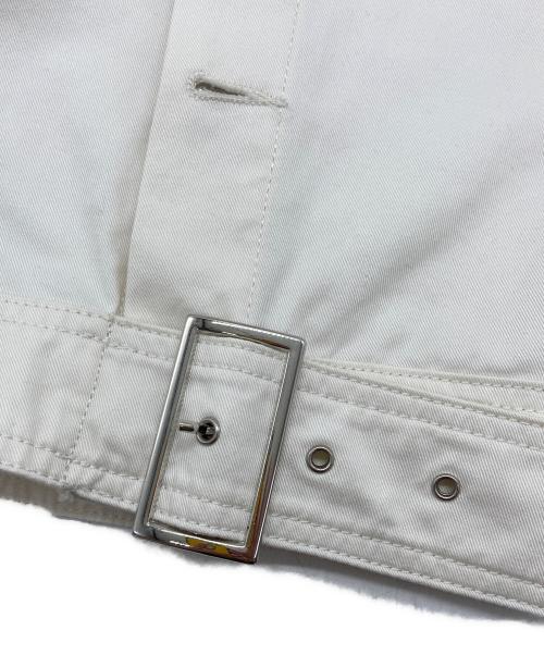 maison kitsune（メゾンキツネ）maison kitsune (メゾンキツネ) ショートデニムジャケット ベージュ サイズ:ＸＳの古着・服飾アイテム