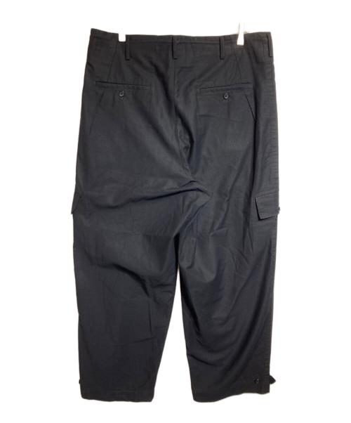 Yohji Yamamoto pour homme（ヨウジヤマモト プールオム）Yohji Yamamoto pour homme (ヨウジヤマモト プールオム) COTTON TWILL PANTS ブラック サイズ:4の古着・服飾アイテム