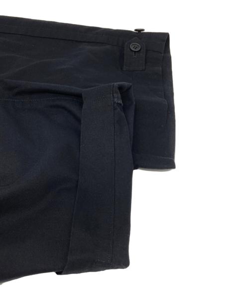 Yohji Yamamoto pour homme（ヨウジヤマモト プールオム）Yohji Yamamoto pour homme (ヨウジヤマモト プールオム) COTTON TWILL PANTS ブラック サイズ:4の古着・服飾アイテム