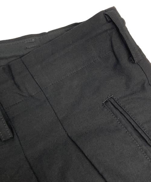Yohji Yamamoto pour homme（ヨウジヤマモト プールオム）Yohji Yamamoto pour homme (ヨウジヤマモト プールオム) COTTON TWILL PANTS ブラック サイズ:4の古着・服飾アイテム