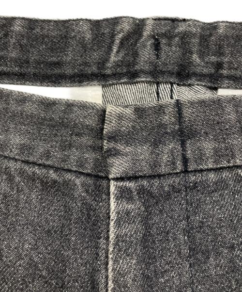 COMME des GARCONS HOMME PLUS（コムデギャルソンオムプリュス）COMME des GARCONS HOMME PLUS (コムデギャルソンオムプリュス) サイドラインクロップドデニムパンツ ブラック サイズ:Ｍの古着・服飾アイテム