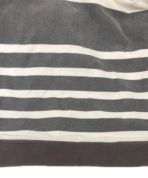 SUPREME（シュプリーム）SUPREME (シュプリーム) printed stripe half zip sweat グレー サイズ:Lの古着・服飾アイテム