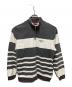 SUPREME（シュプリーム）の古着「printed stripe half zip sweat」｜グレー