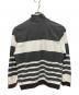 SUPREME (シュプリーム) printed stripe half zip sweat グレー サイズ:L：10000円